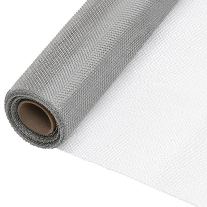 Mesh Screen Stainless Steel 80x2000 cm Silver