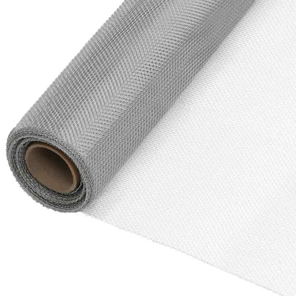 Mesh Screen Stainless Steel 112x2000 cm Silver