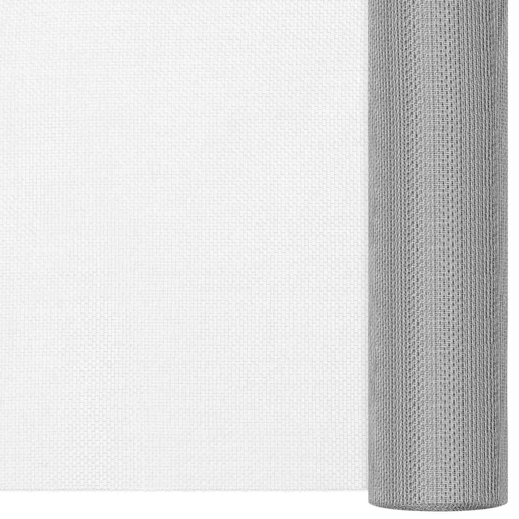Mesh Screen Stainless Steel 112x2000 cm Silver