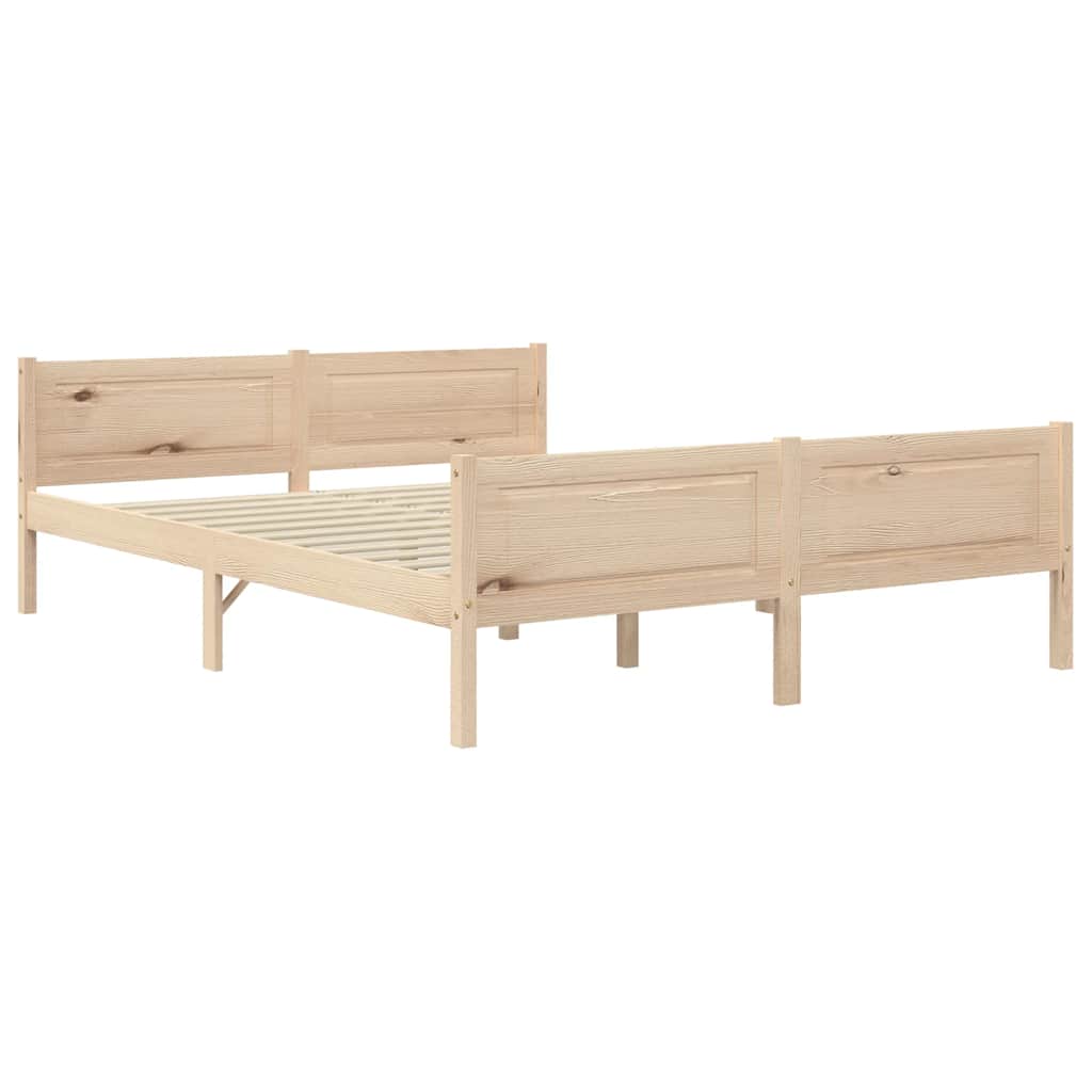 Bed Frame | Pine | Solid pinewood, plywood | Double | Bed Frame