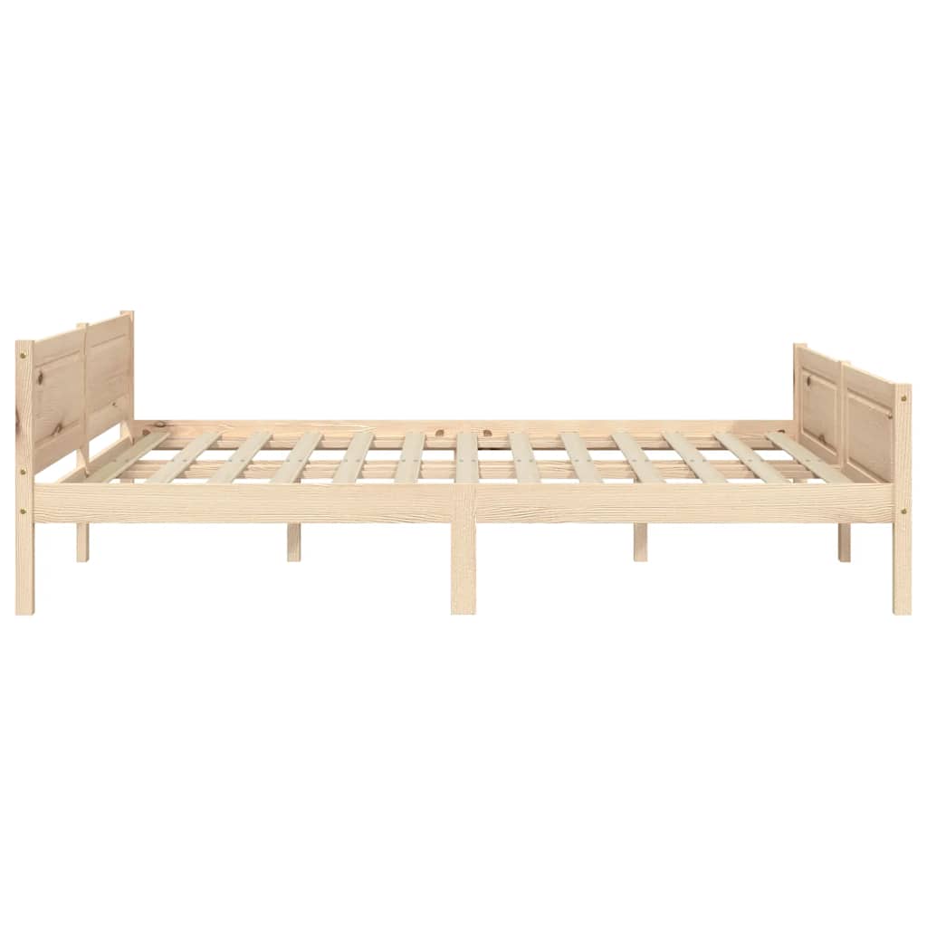 Bed Frame | Pine | Solid pinewood, plywood | Double | Bed Frame