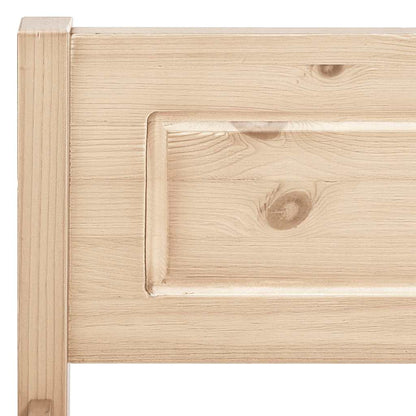 Bed Frame | Natural Wood | Solid pine wood, plywood | Super King