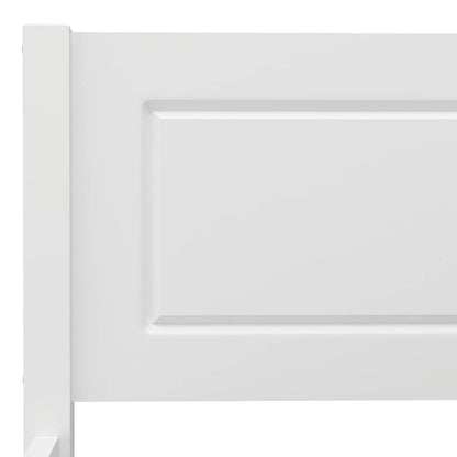 Bed Frame without Mattress Solid Pinewood White 90x200 cm