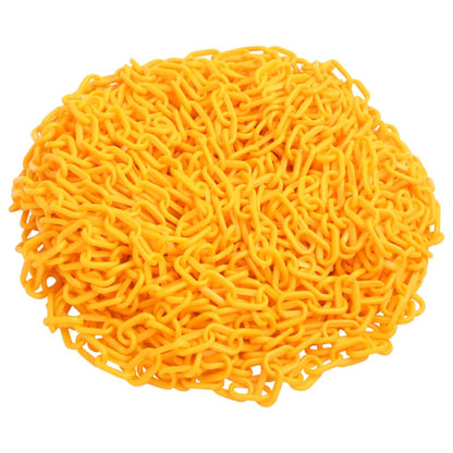 Warning Chain Yellow 100 m Ø6 mm Plastic