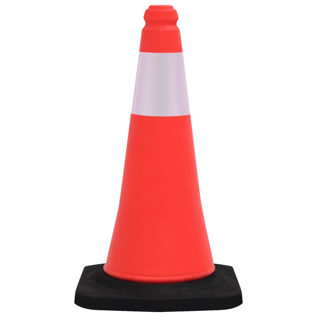 Reflective Traffic Cones with Heavy Bases 4 pcs 50 cm
