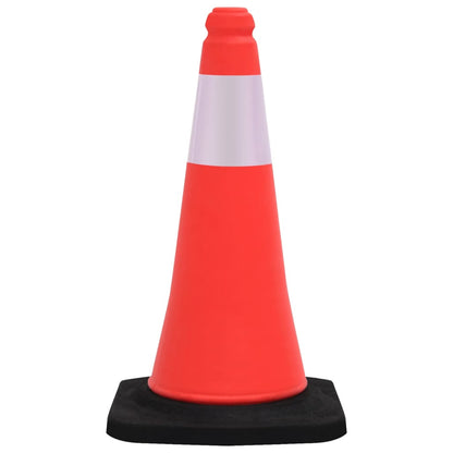Reflective Traffic Cones with Heavy Bases 4 pcs 50 cm