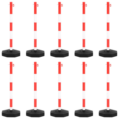 Chain Post Set with 10 m Plastic Chain