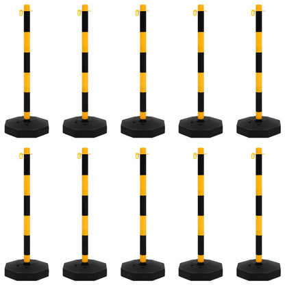 Chain Post Set with 10 m Plastic Chain