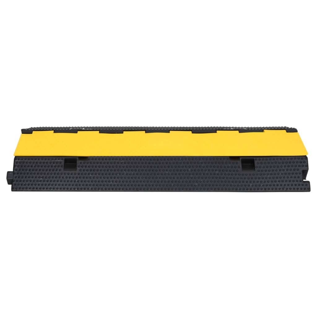 Cable Protector Ramps with 2 Channels 2 pcs 100 cm Rubber