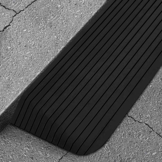 150975 vidaXL Threshold Ramps 2 pcs 110x41x5 cm Rubber