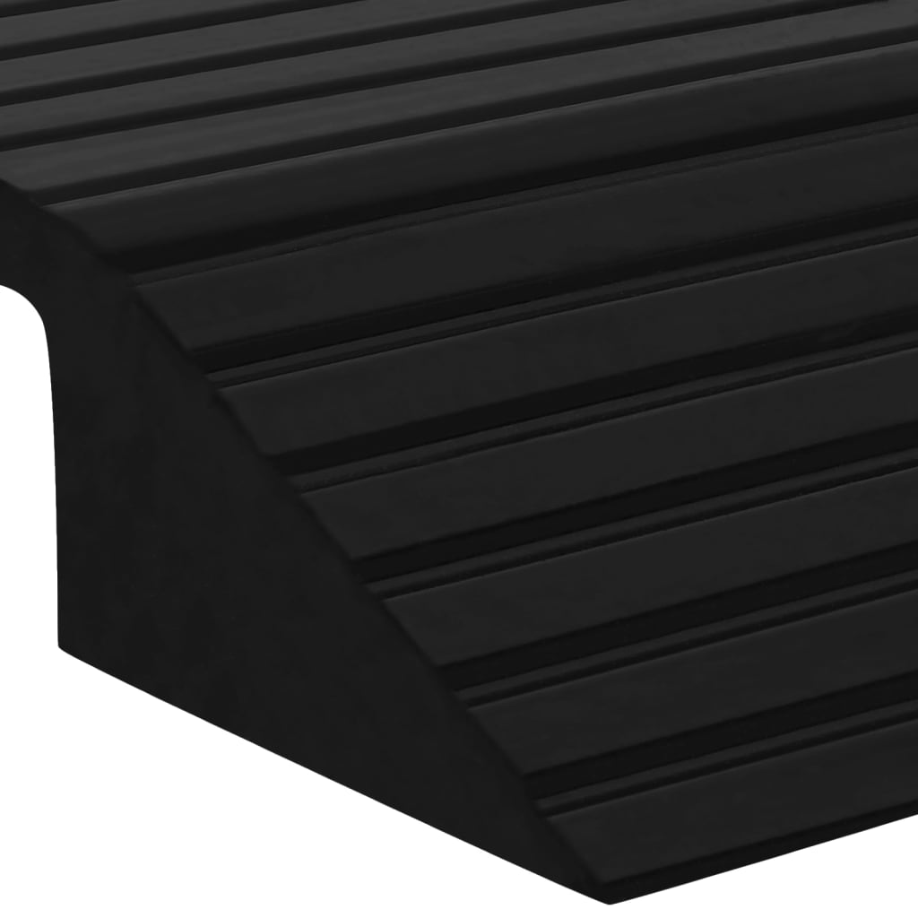 Bridge Threshold Ramps 3 pcs 49x40x8 cm Rubber