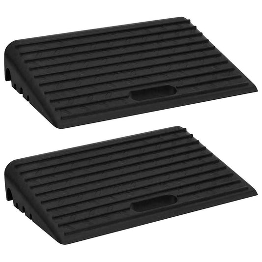150981 vidaXL Kerb Ramps 2 pcs 50x30x11 cm Rubber
