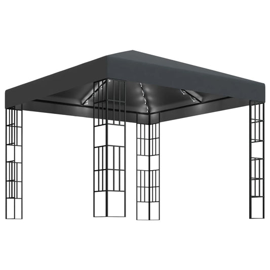 Gazebo | Anthracite and black | Steel frame, Polyester canopy | 3x3 m
