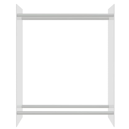 Firewood Rack Transparent 80x35x100 cm Tempered Glass