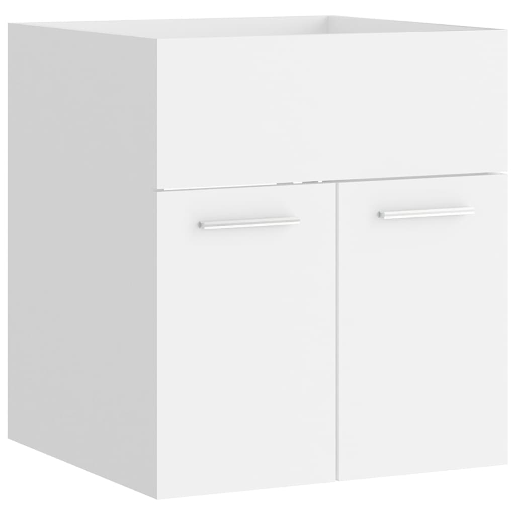 Bathroom Furniture Set | White | Engineered wood, Ceramic | Compact