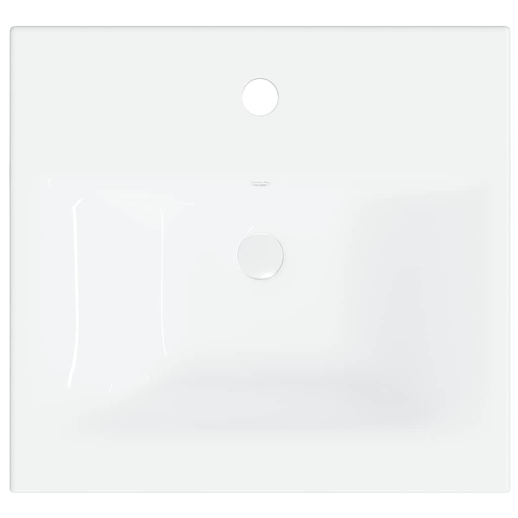 Bathroom Furniture Set White Engineered Wood