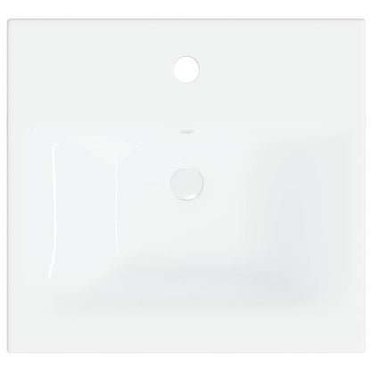 Bathroom Furniture Set White Engineered Wood