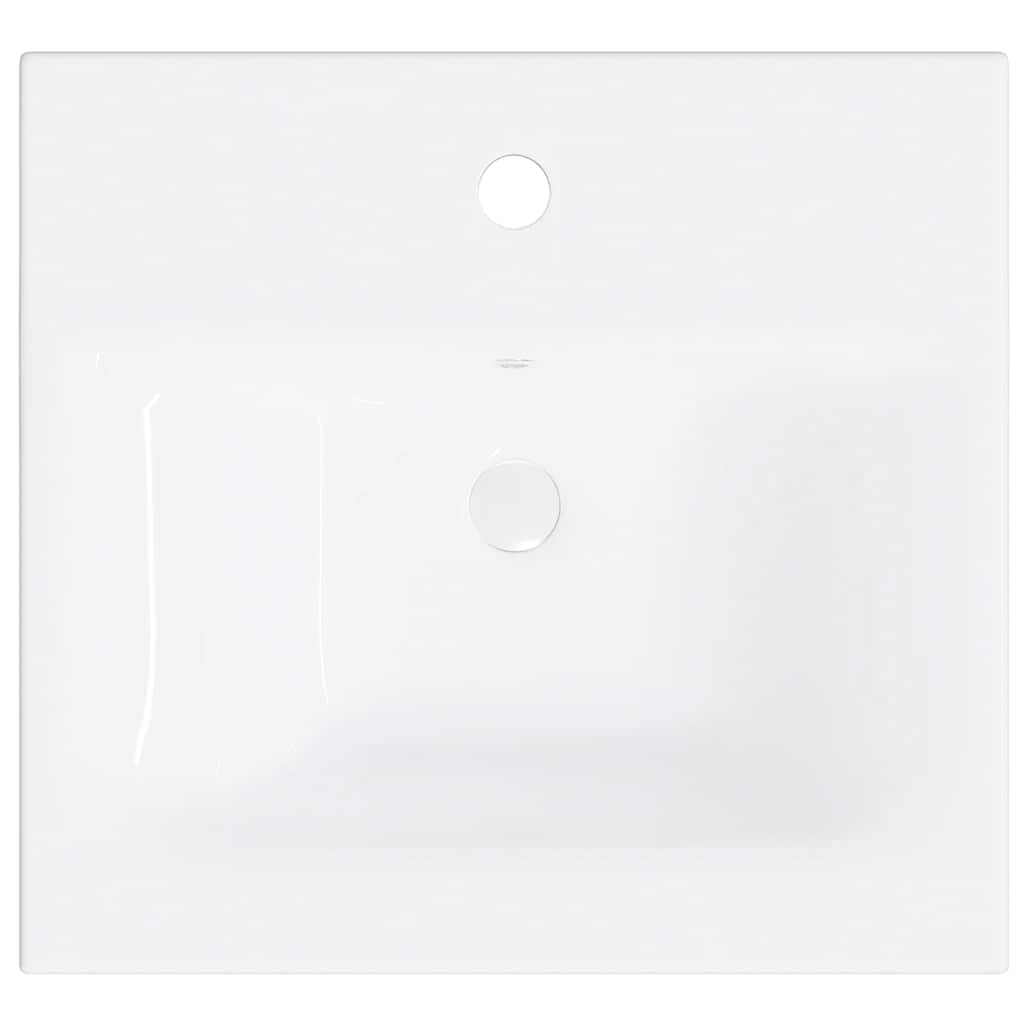 Bathroom Furniture Set White Engineered Wood