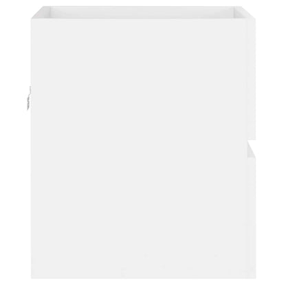 Sink Cabinet With Basin | White | Engineered wood and ceramic | Small
