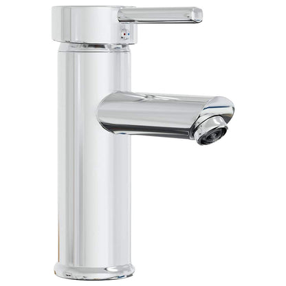 Sink Cabinet with Built-in Basin White Engineered Wood