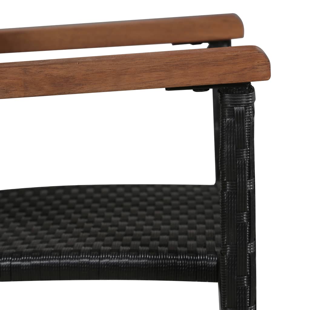 Dining Set | Black, Brown