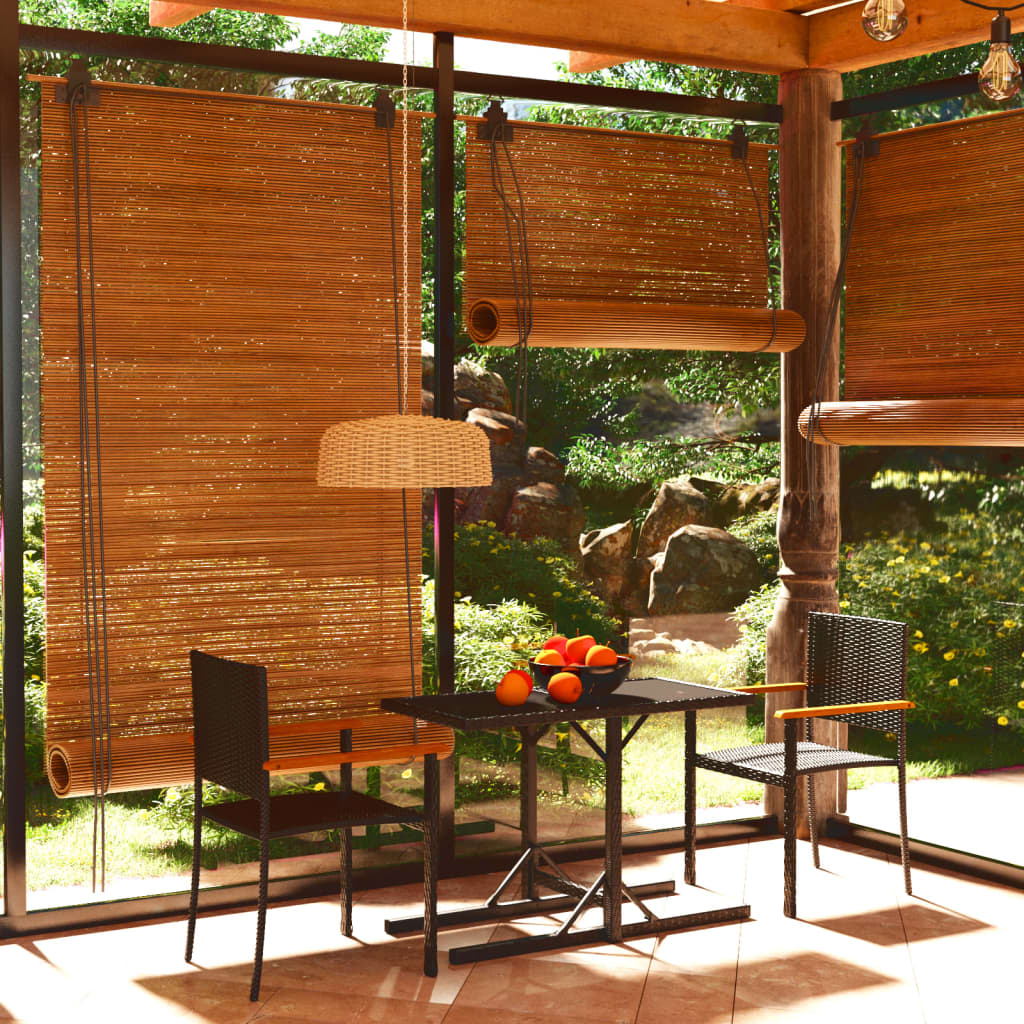 Dining Set | Black, Brown