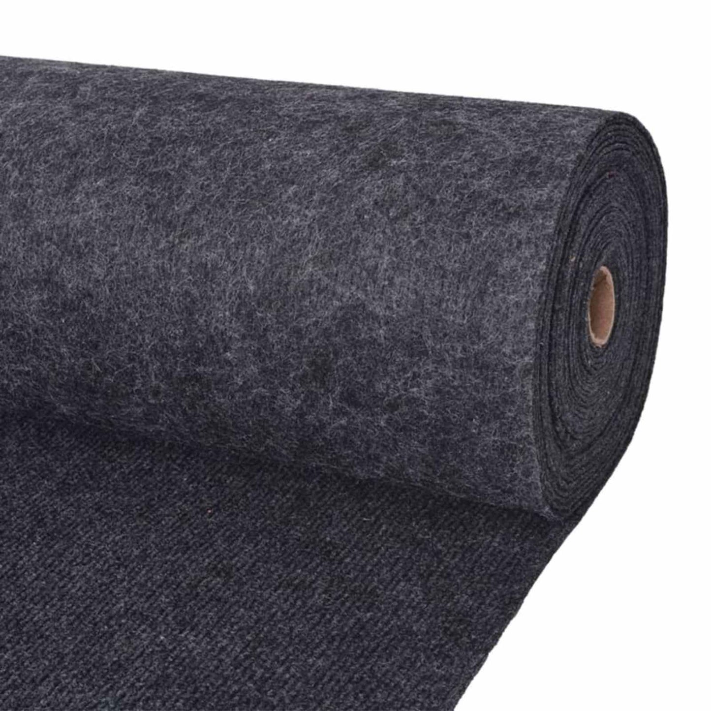 Carpet Anthracite 1.2 x 10 m Polyester
