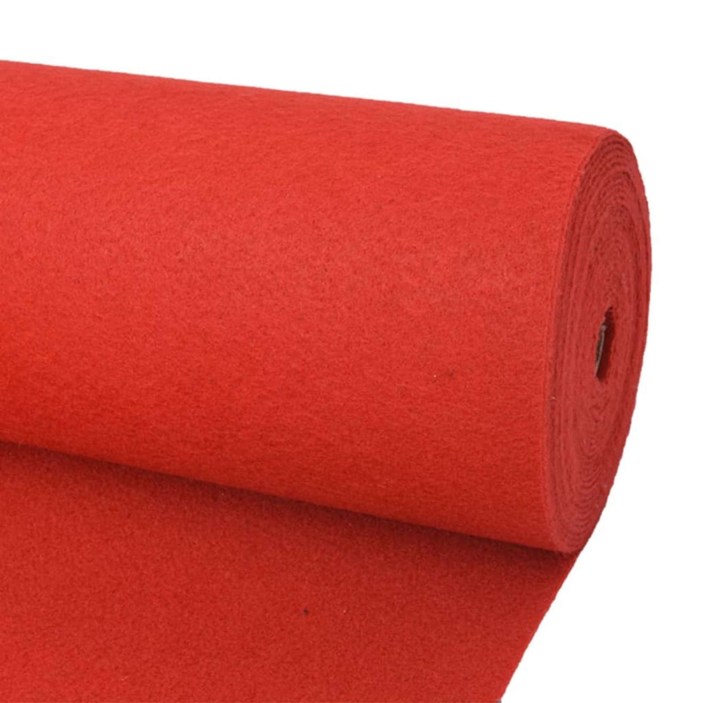 Carpet Plain Red 1.2 x 12 m Polyester