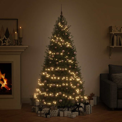 60 Piece Christmas Ball Set with Peak and 150 LEDs Rose Gold
