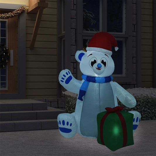 Christmas Inflatable Polar Bear LED Indoor and Outdoor 1,8 m
