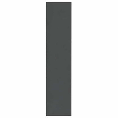 Bathroom Mirror Cabinet 60x15x75 cm MDF Shining Grey