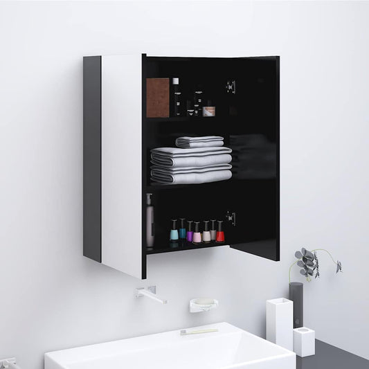 Mirror Cabinet | Anthracite | MDF with Melamine surface and Glass