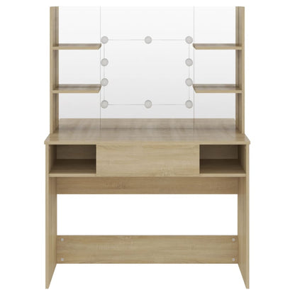 Makeup Table | Oak | MDF with melamine surface | Medium | Makeup Table