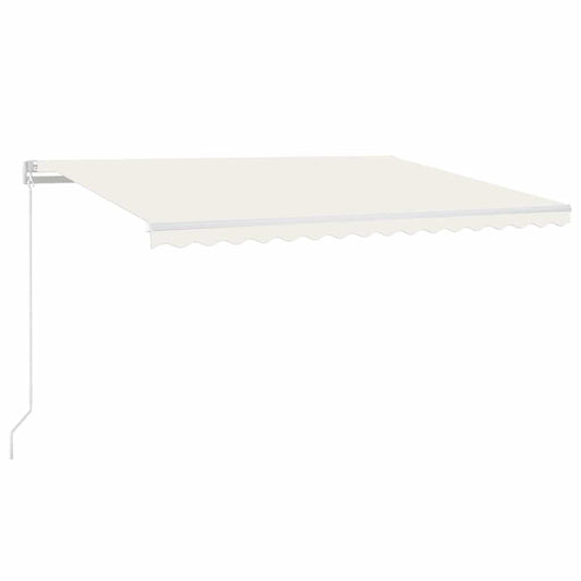 Retractable Awning | Cream | Powder-coated aluminium | 400 x 300 cm