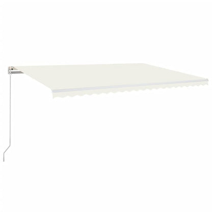 Manual Retractable Awning 500x300 cm Cream