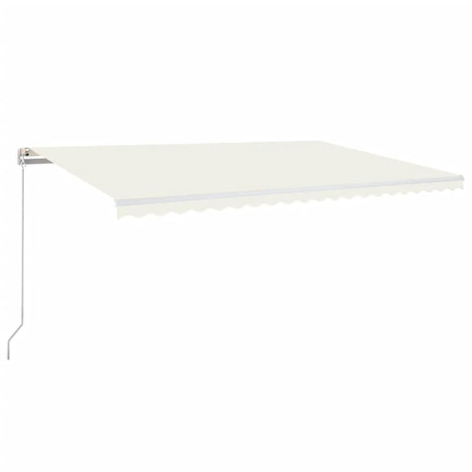Manual Retractable Awning 500x300 cm Cream