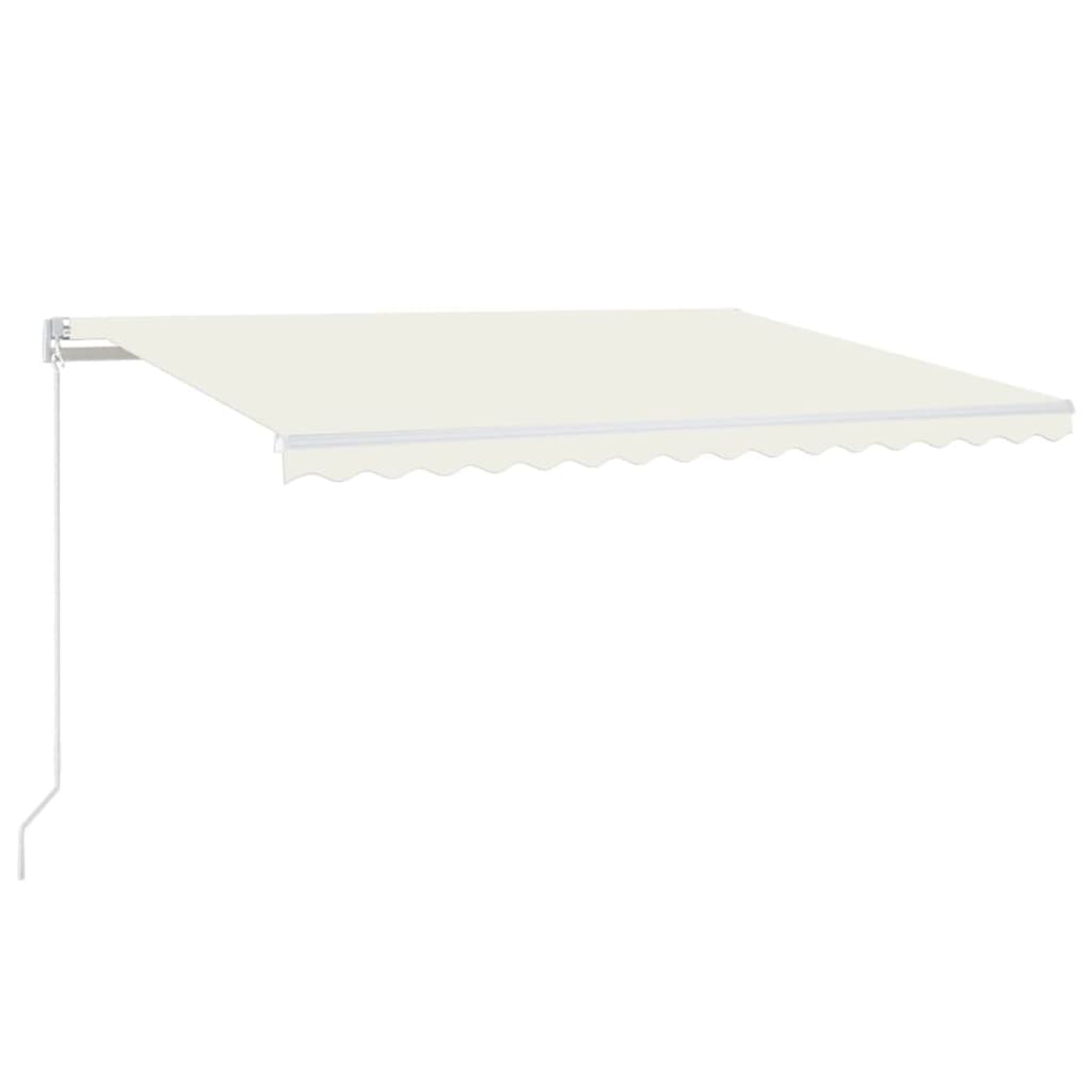 Retractable Awning | Cream | Powder-coated aluminium | 450 cm by 350 cm