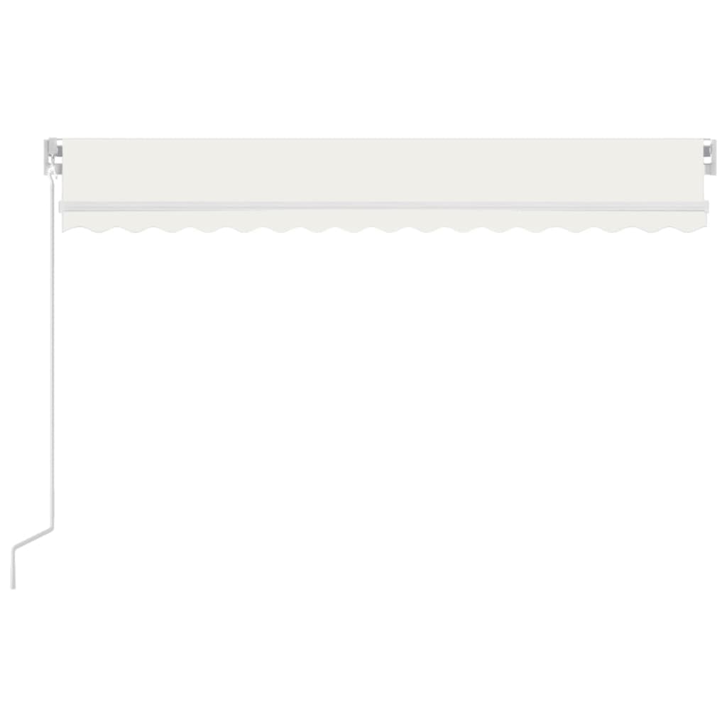 Retractable Awning | Cream | Powder-coated aluminium | 450 cm by 350 cm