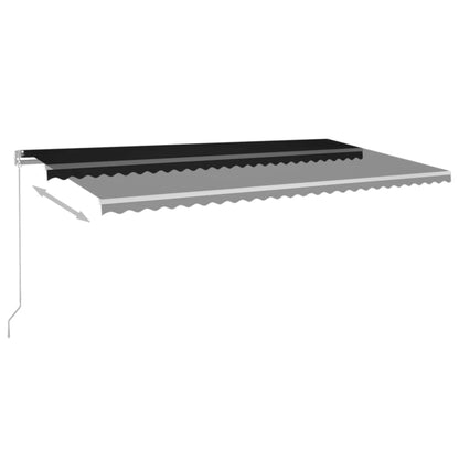 Retractable Awning | Anthracite | Powder-coated aluminium | Large