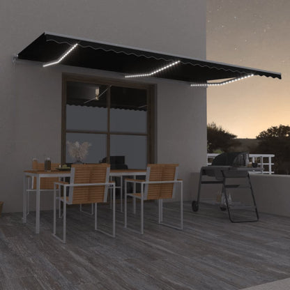 Retractable Awning | Anthracite | Powder-coated aluminium | Large