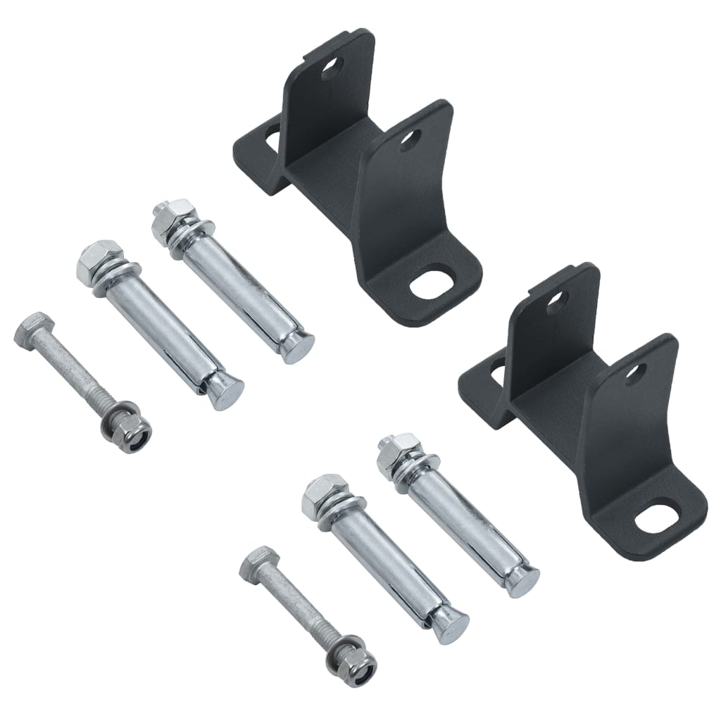 Manual Retractable Awning with Blind 3.5x2.5m Blue&White