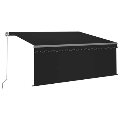 Manual Retractable Awning with Blind 3x2.5m Anthracite