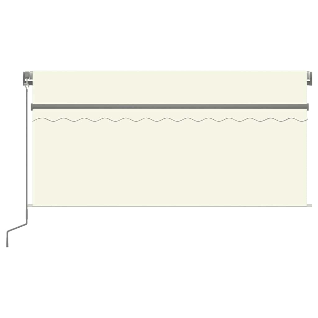 Manual Retractable Awning with Blind 3.5x2.5m Cream