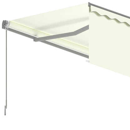 Manual Retractable Awning with Blind 3.5x2.5m Cream