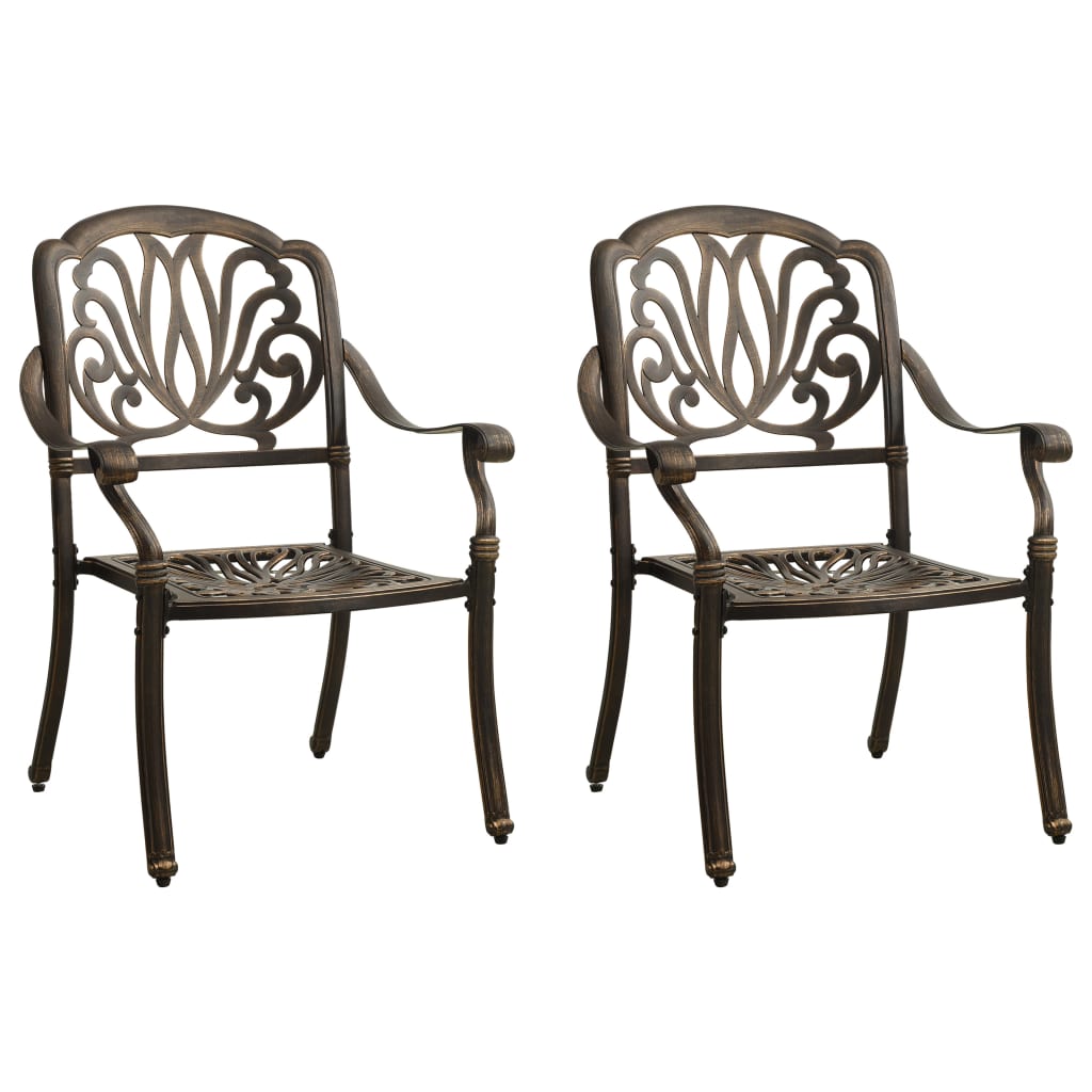 Bistro Set | Bronze | Cast Aluminium | Standard | Bistro Set | Round