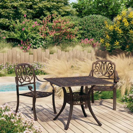 Bistro Set | Bronze | Cast aluminium | Medium | Durable | Bistro Set