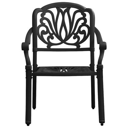 Bistro Set | Black | Cast aluminium | Small | Durable | Bistro Set