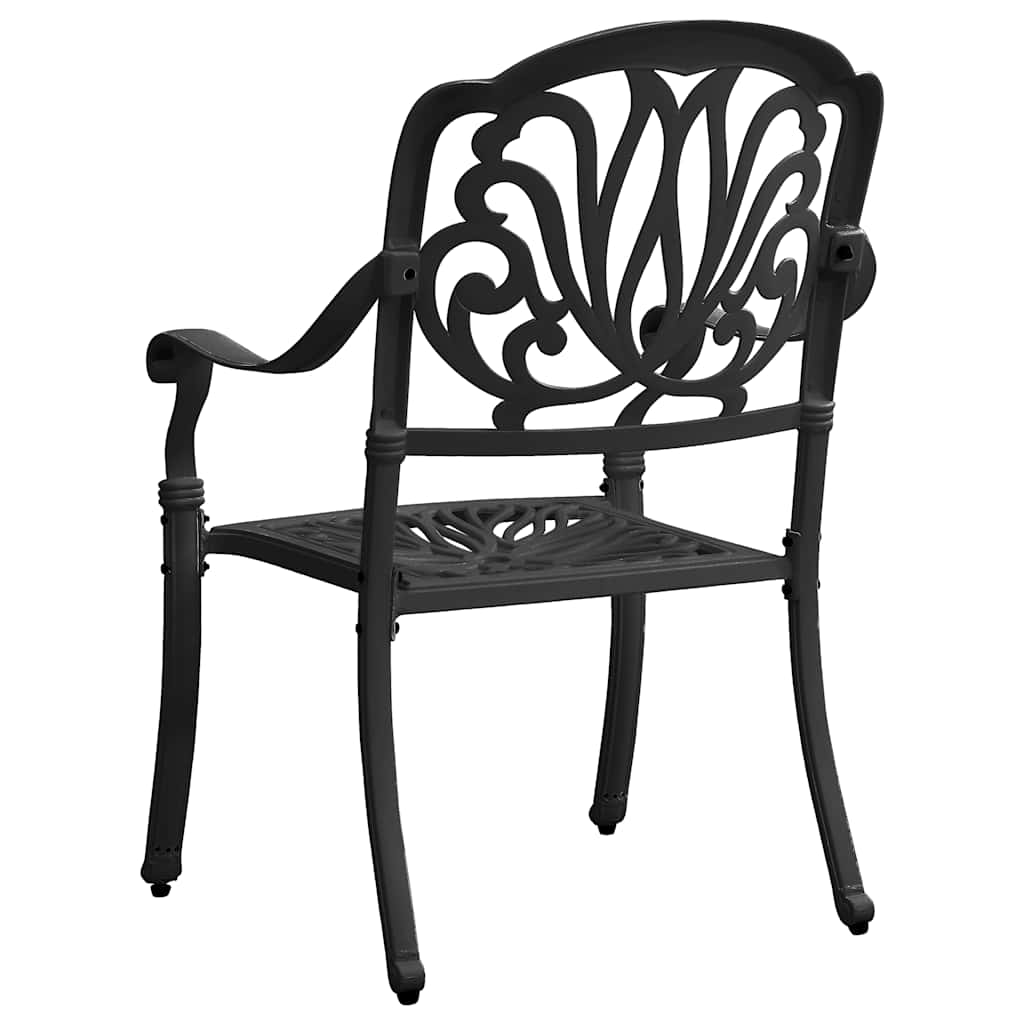 Bistro Set | Black | Cast aluminium | Small | Durable | Bistro Set