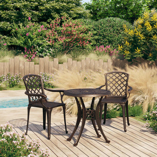 Bistro Set | Bronze | Cast aluminium | Standard | Durable | Bistro Set