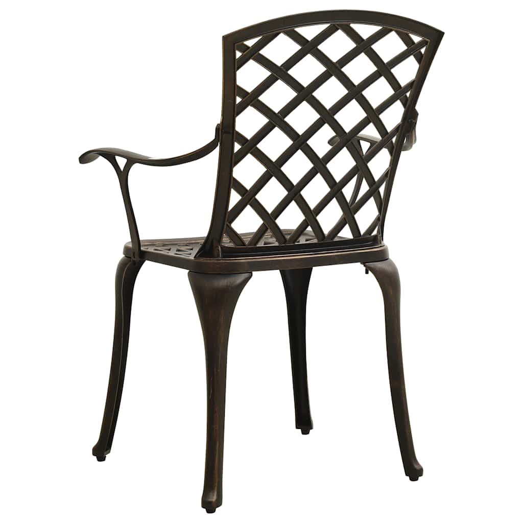 Bistro Set | Bronze | Cast Aluminium | Standard |  Decorative Inlays